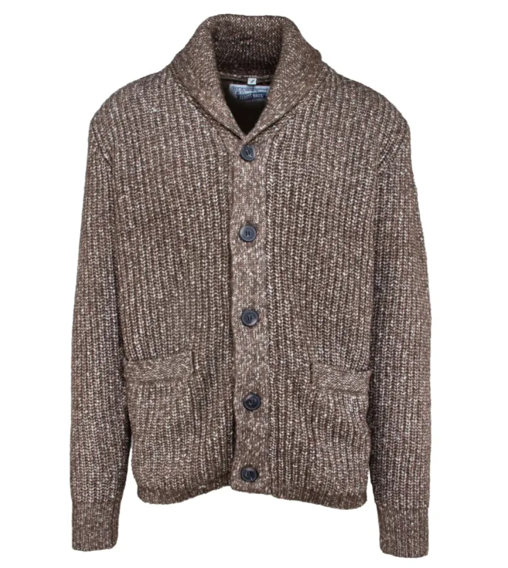 Yak Blend Cardigan - Brown sold by Cave and Post