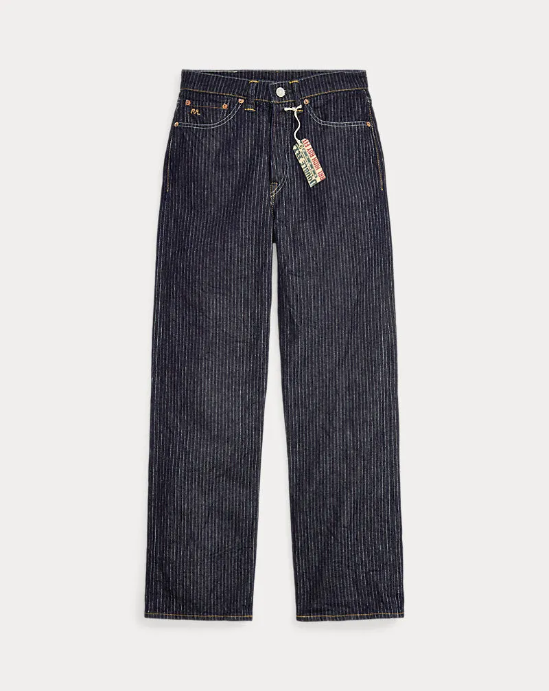 RRL High Boy Fit Rinse Striped Jean sold by Cave and Post