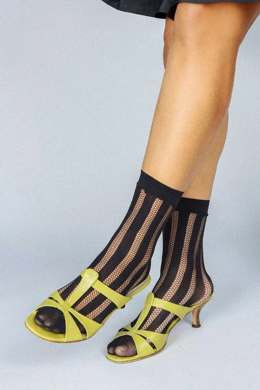 Reseau Fishnet Ankle Sock sold by Cave and Post product image thumbnail 3