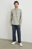Wyatt Shirt - Charcoal Desert Melange sold by Cave and Post