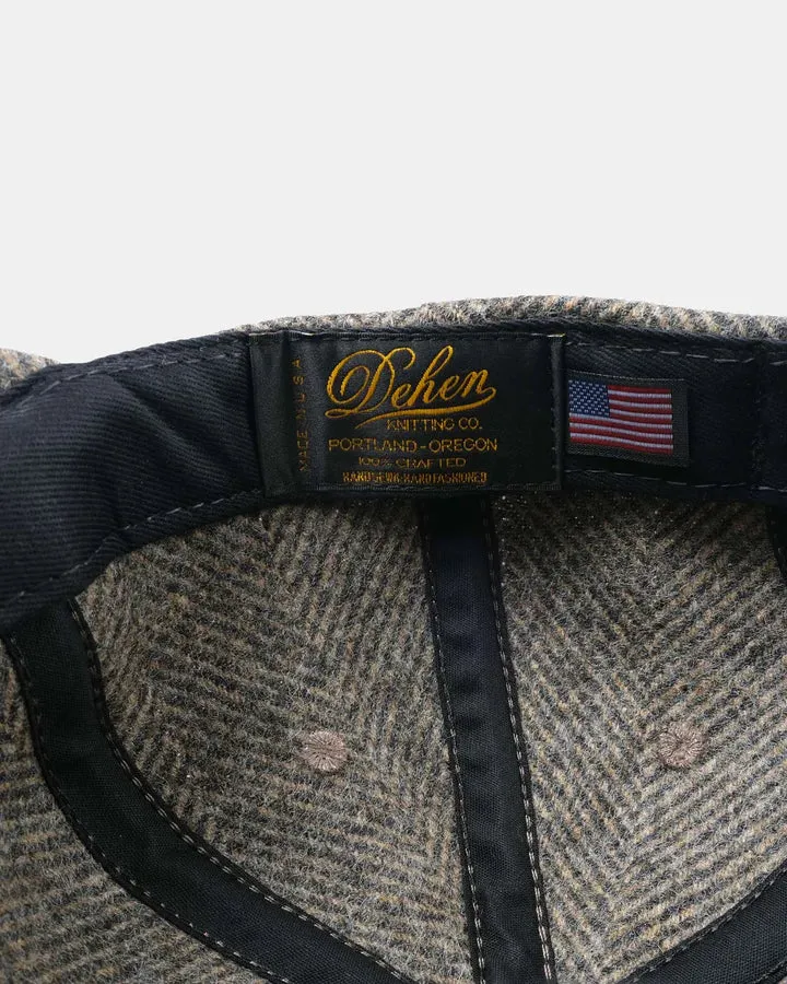 Unstructured Baseball Hat - Herringbone Warm Charcoal sold by Cave and Post product image thumbnail 5