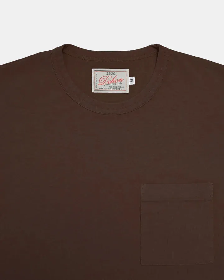 Heavy Duty Tee - Single Pocket Brown sold by Cave and Post product image thumbnail 2