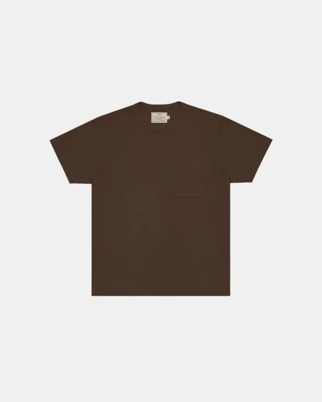 Heavy Duty Tee - Single Pocket Brown sold by Cave and Post