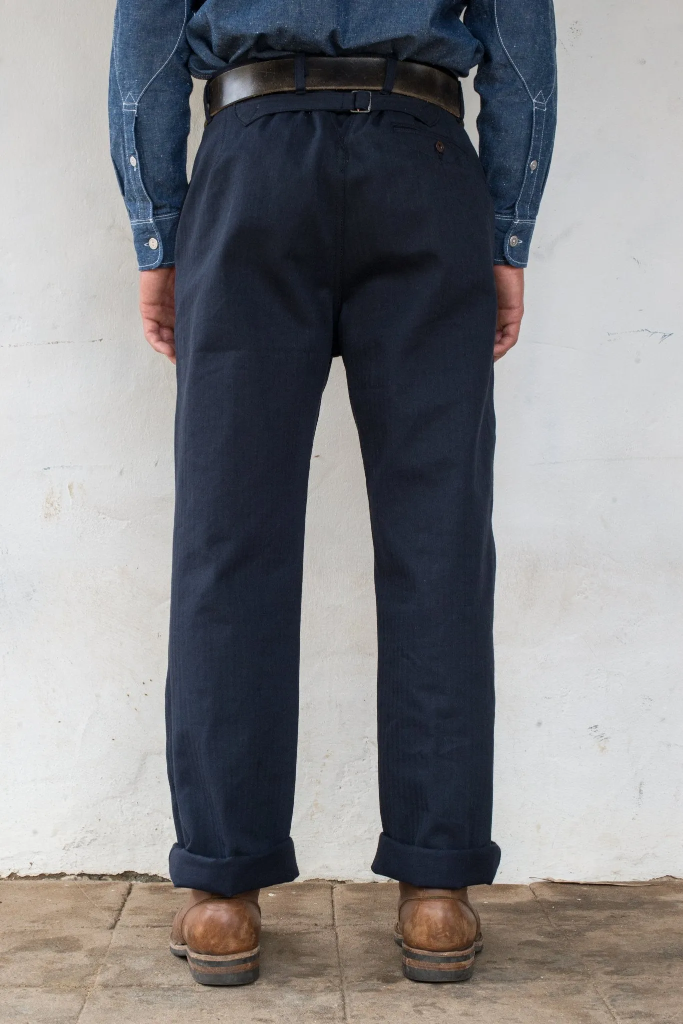 WESTERN PANT - NAVY sold by Cave and Post product image thumbnail 4