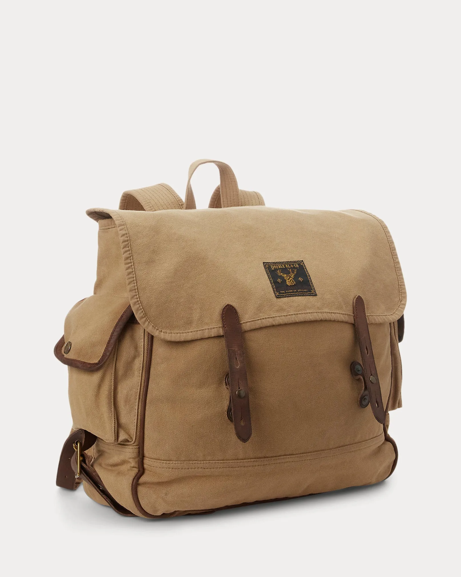 RRL Leather-Trim Canvas Backpack sold by Cave and Post product image thumbnail 2