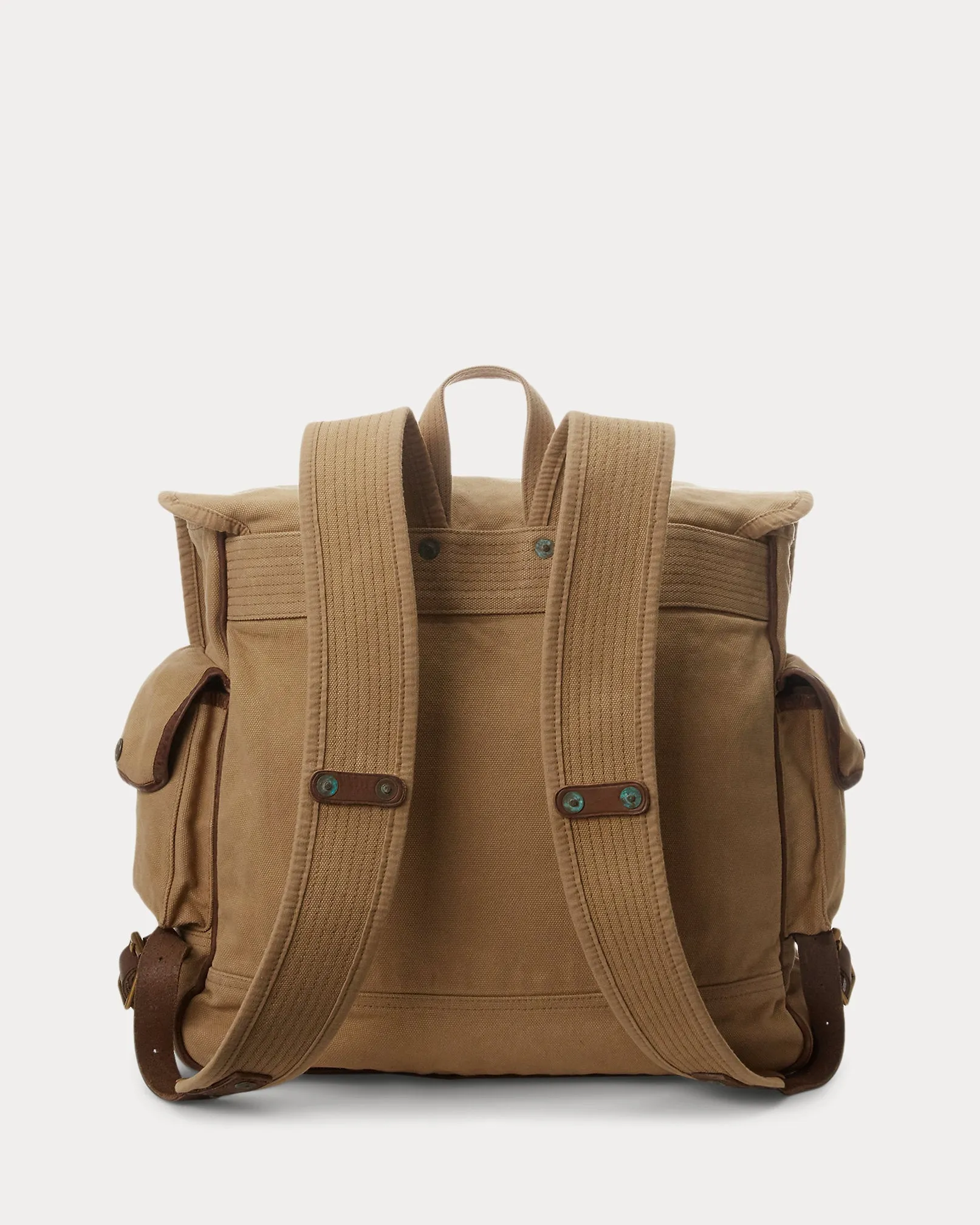 RRL Leather-Trim Canvas Backpack sold by Cave and Post product image thumbnail 3