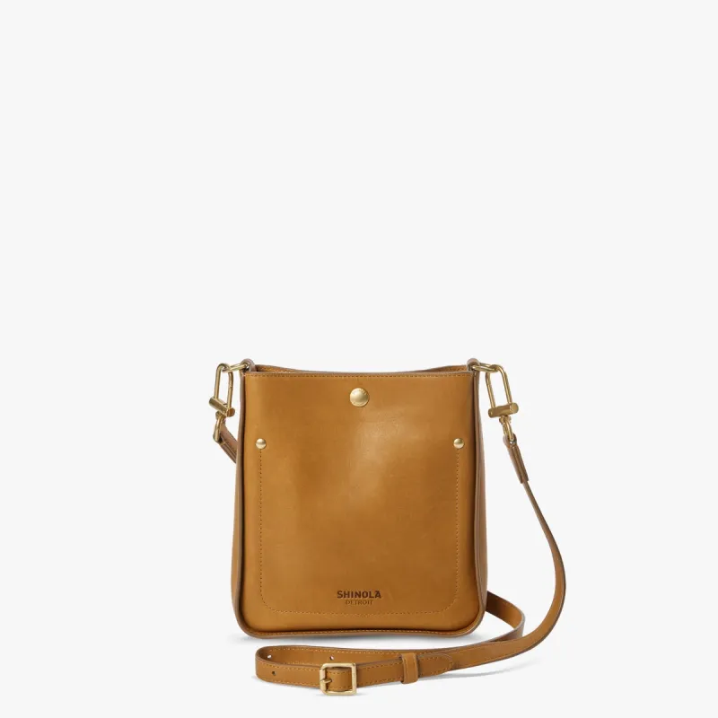 The Mini Pocket Crossbody - Natural Leather sold by Cave and Post
