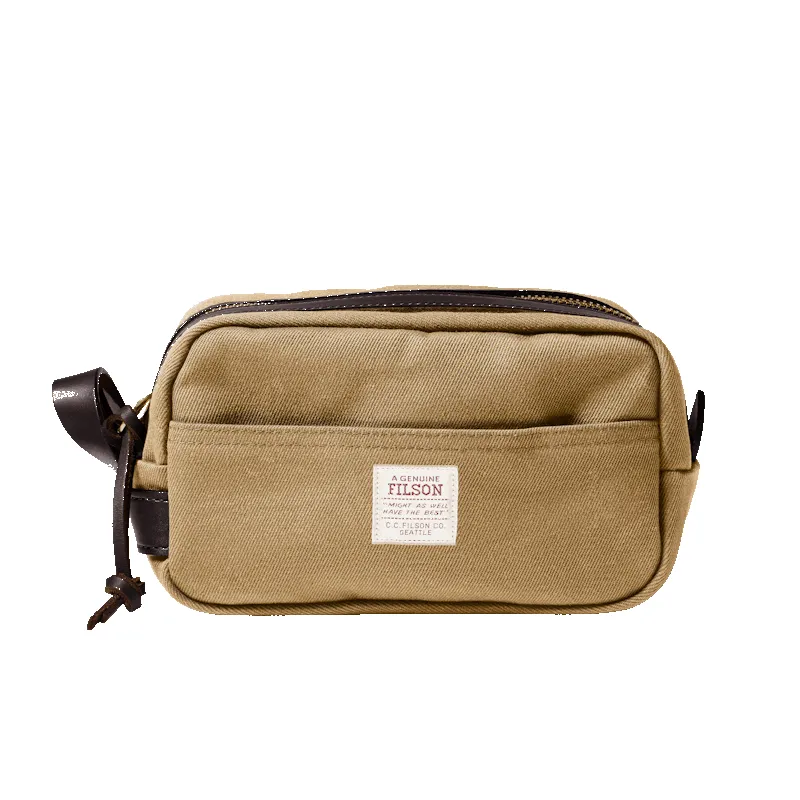 Rugged Twill Travel Kit - Tan sold by Cave and Post