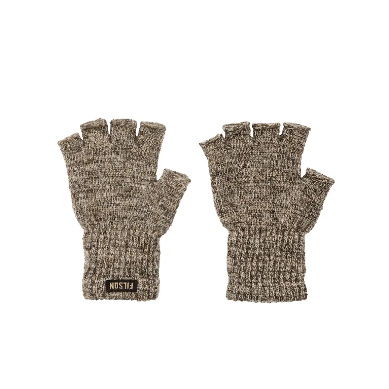 Filson Fingerless Knit Gloves-Root Heather sold by Cave and Post