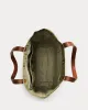 RRL Leather-Trim Twill Tote - Olive sold by Cave and Post