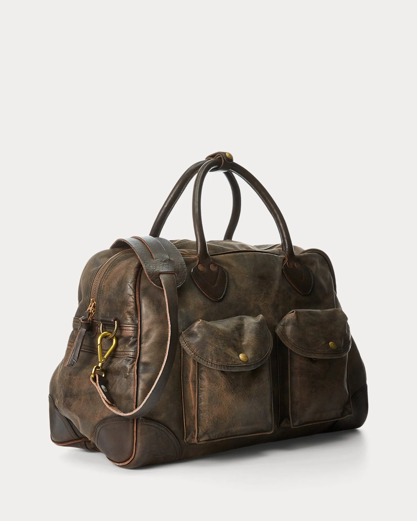 RRL Leather Duffel sold by Cave and Post product image thumbnail 2