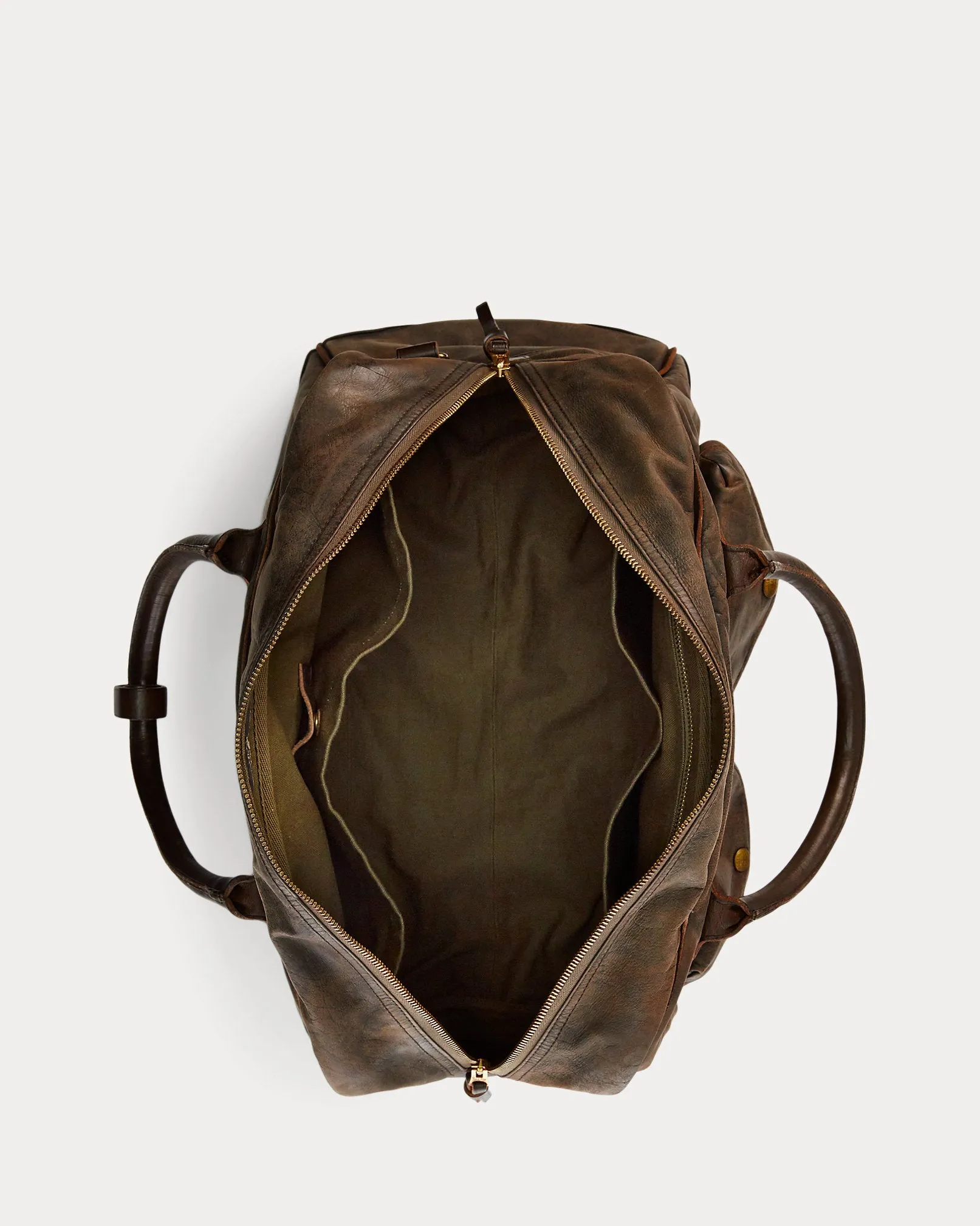 RRL Leather Duffel sold by Cave and Post product image thumbnail 4