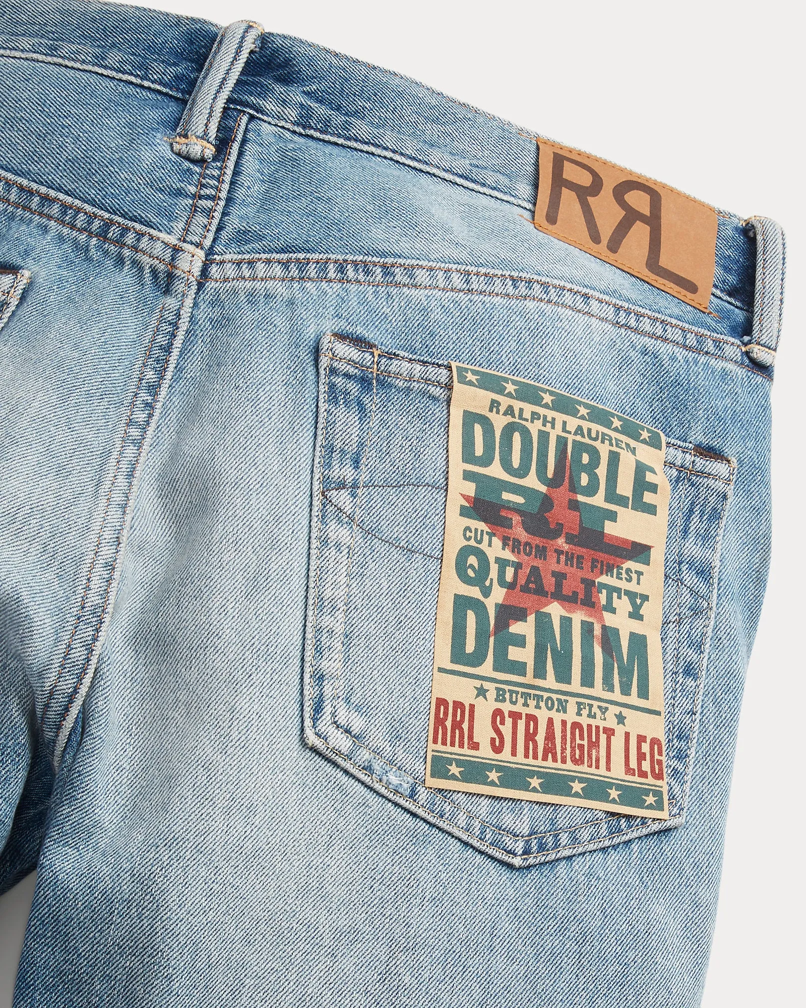 RRL Straight Fit Repaired Clearville Jean sold by Cave and Post product image thumbnail 4