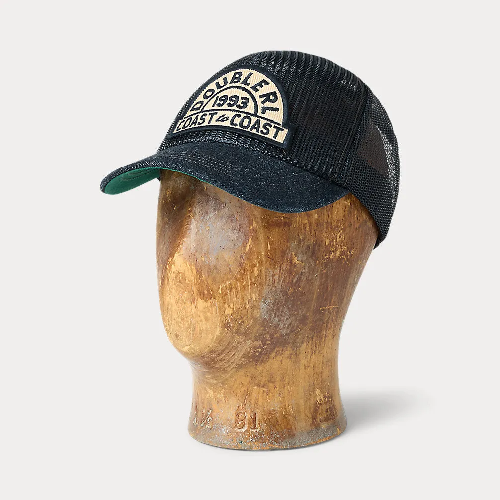 RRL Denim-Bill Mesh Trucker Cap sold by Cave and Post
