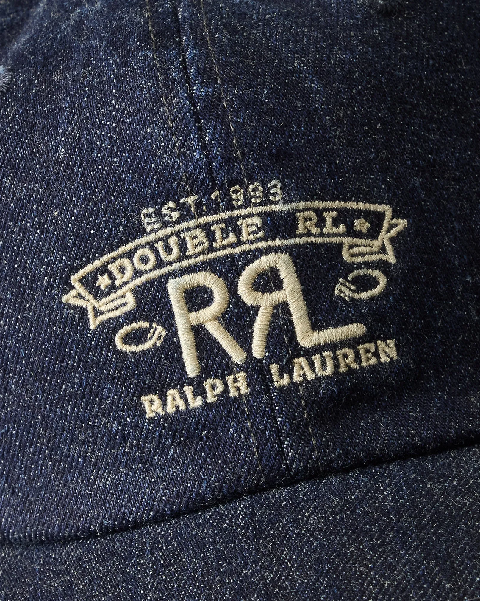 RRL Ranch Logo Denim Ball Cap sold by Cave and Post product image thumbnail 3