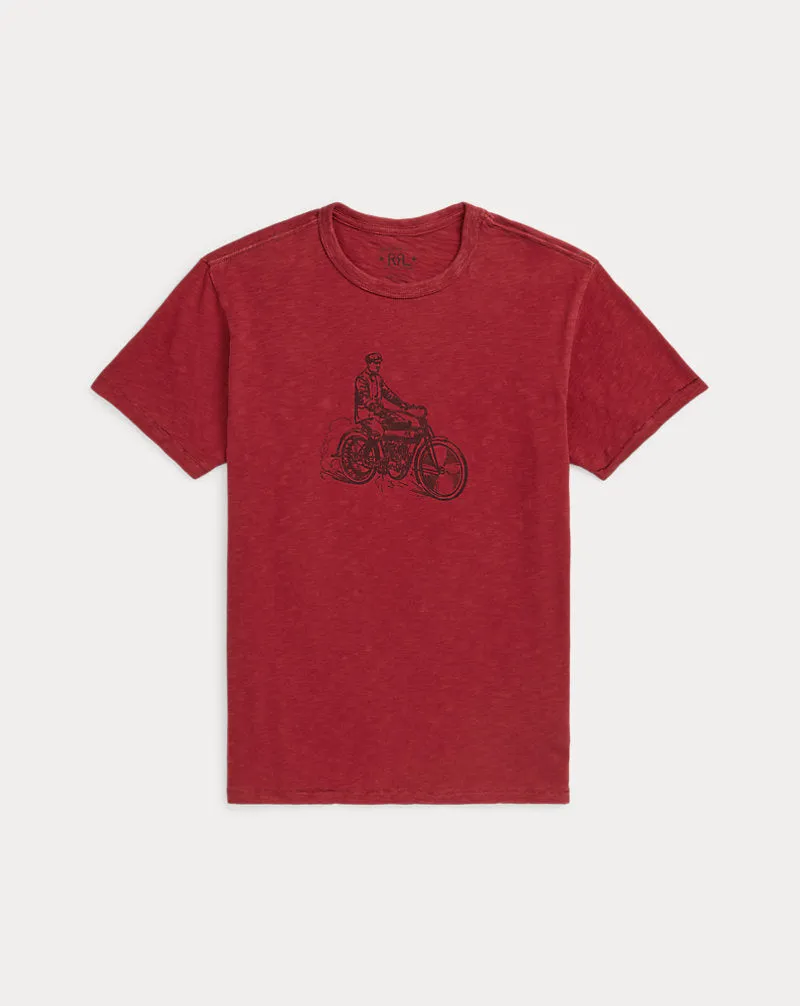 RRL Slub Jersey Graphic T-Shirt sold by Cave and Post