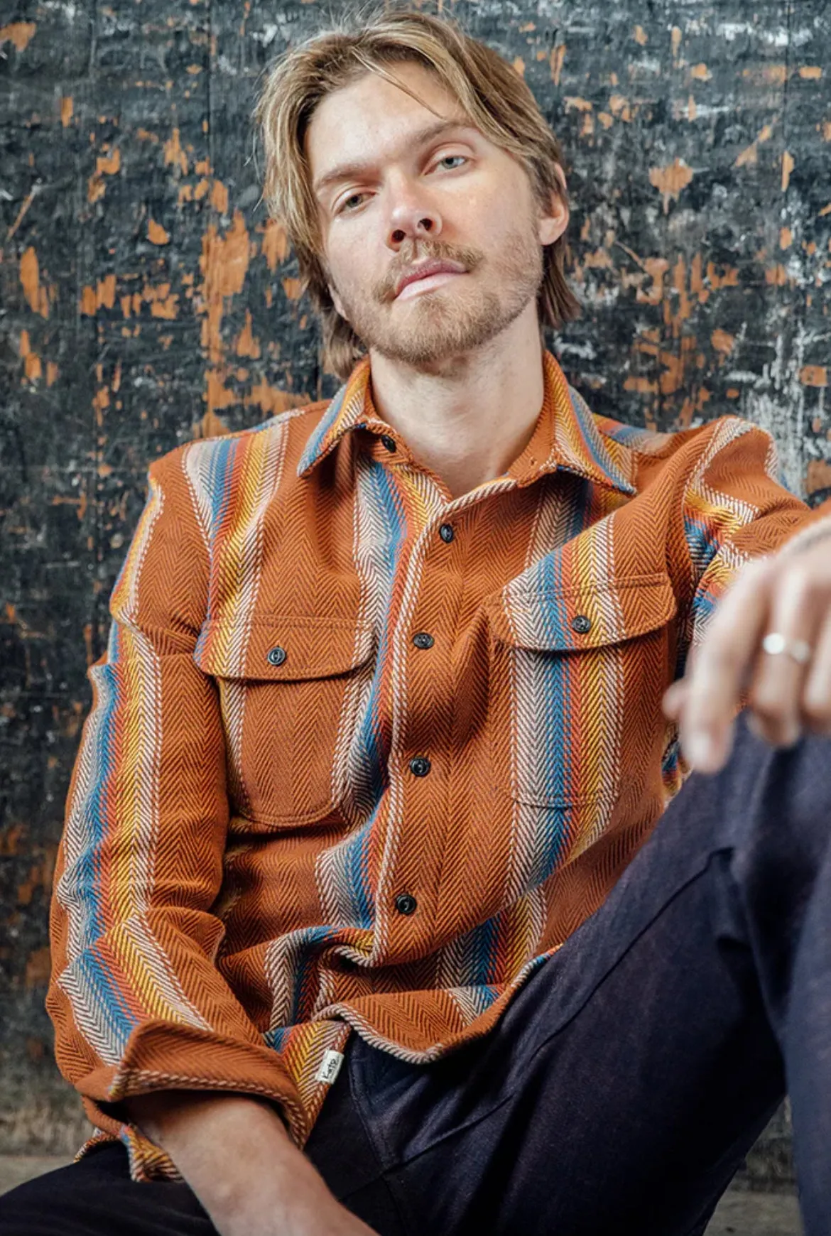 The Brace Loose Weave Stripe - Baja Brown sold by Cave and Post product image thumbnail 5