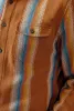The Brace Loose Weave Stripe - Baja Brown sold by Cave and Post