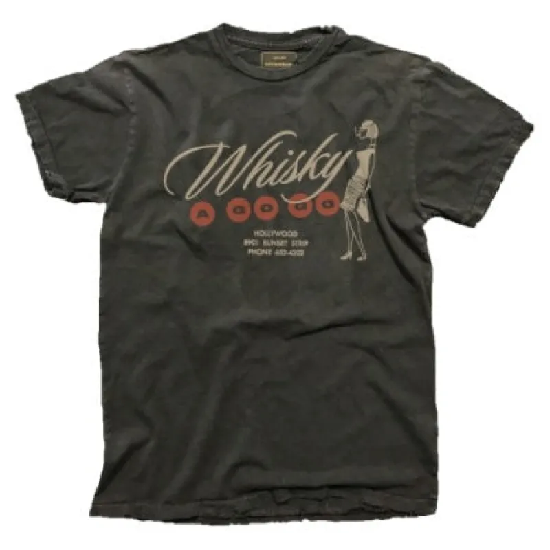 Whiskey A Go Go Black Label Cropped Tee sold by Cave and Post
