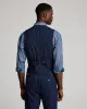 RRL Indigo Twill Vest sold by Cave and Post