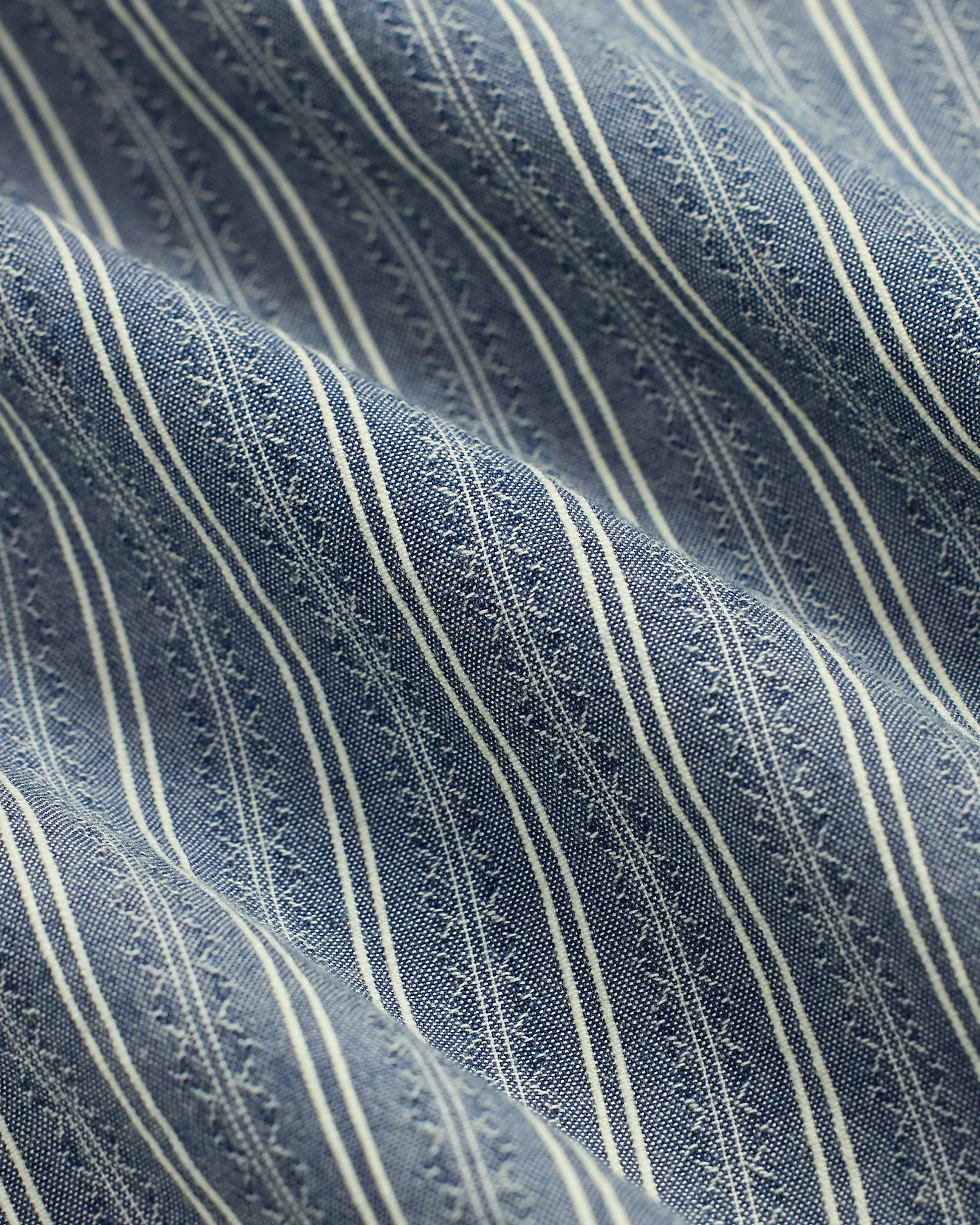 RRL Striped Dobby-Chambray Workshirt sold by Cave and Post product image thumbnail 5