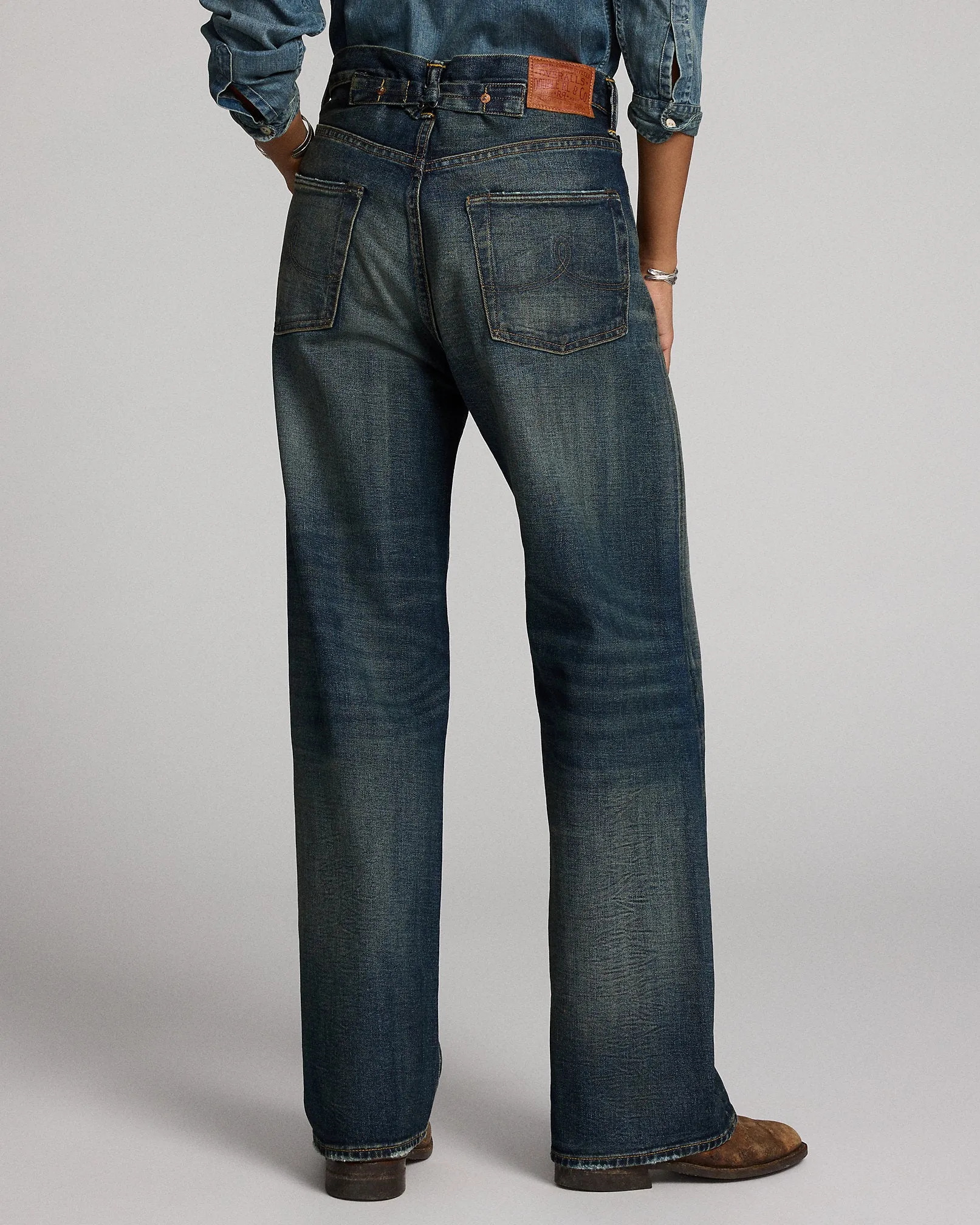 RRL Vintage Wide Fit Distressed Kenley Jean sold by Cave and Post product image thumbnail 4