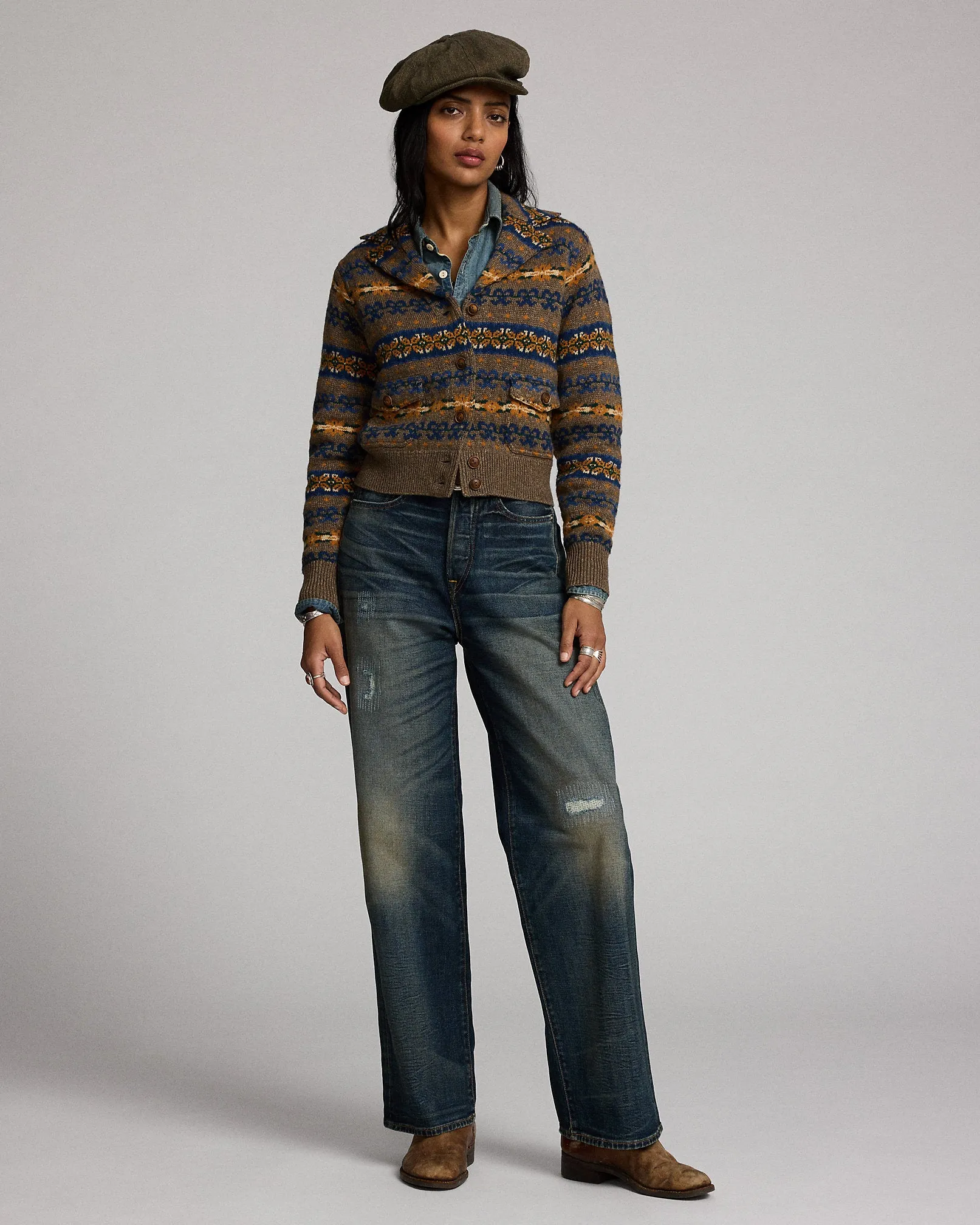 RRL Vintage Wide Fit Distressed Kenley Jean sold by Cave and Post product image thumbnail 2