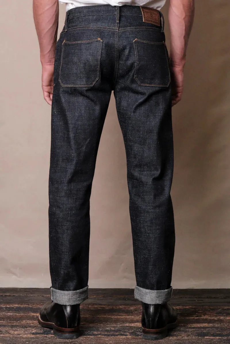 TRABUCO CLASSIC STRAIGHT 17 OZ INDIGO SLUB DENIM sold by Cave and Post product image thumbnail 2