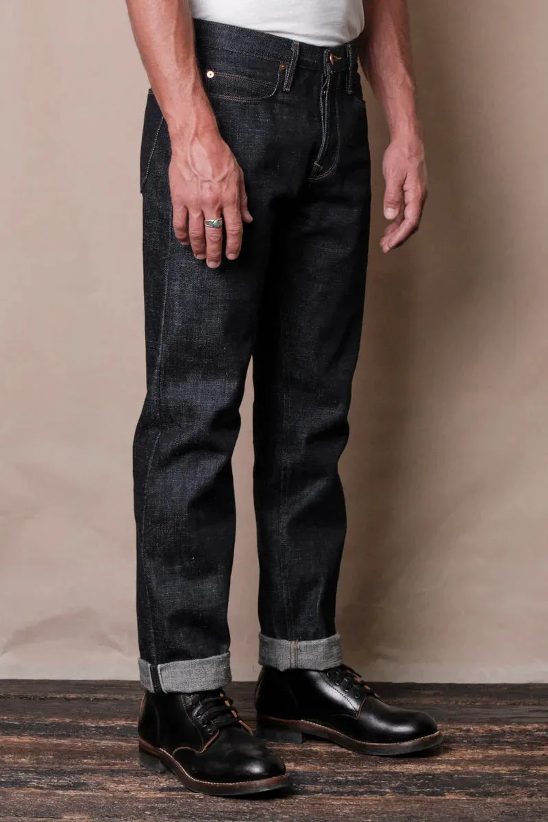 TRABUCO CLASSIC STRAIGHT 17 OZ INDIGO SLUB DENIM sold by Cave and Post product image thumbnail 3