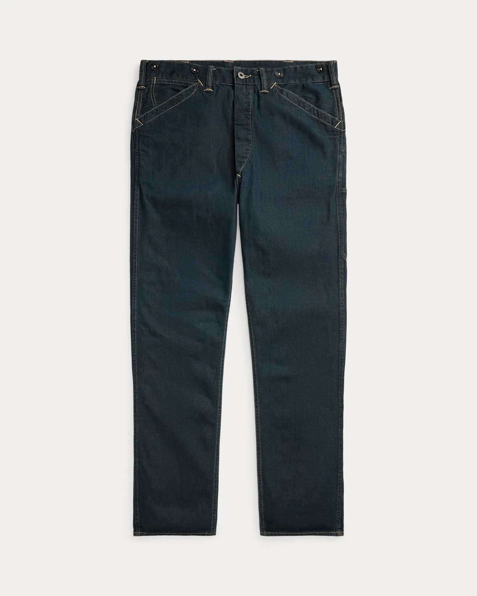 RRL Engineer Fit Indigo Denim Pant sold by Cave and Post
