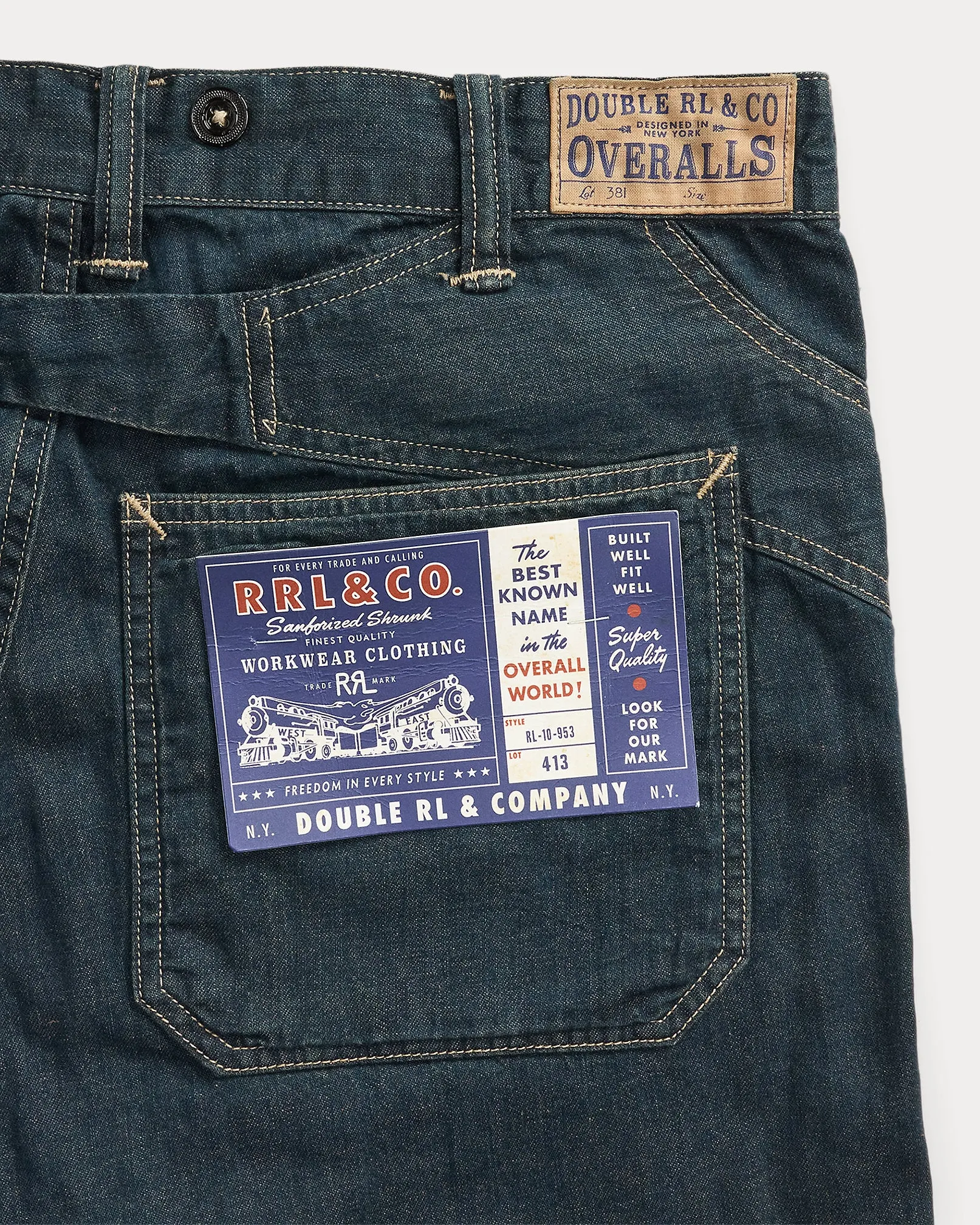 RRL Engineer Fit Indigo Denim Pant sold by Cave and Post product image thumbnail 4