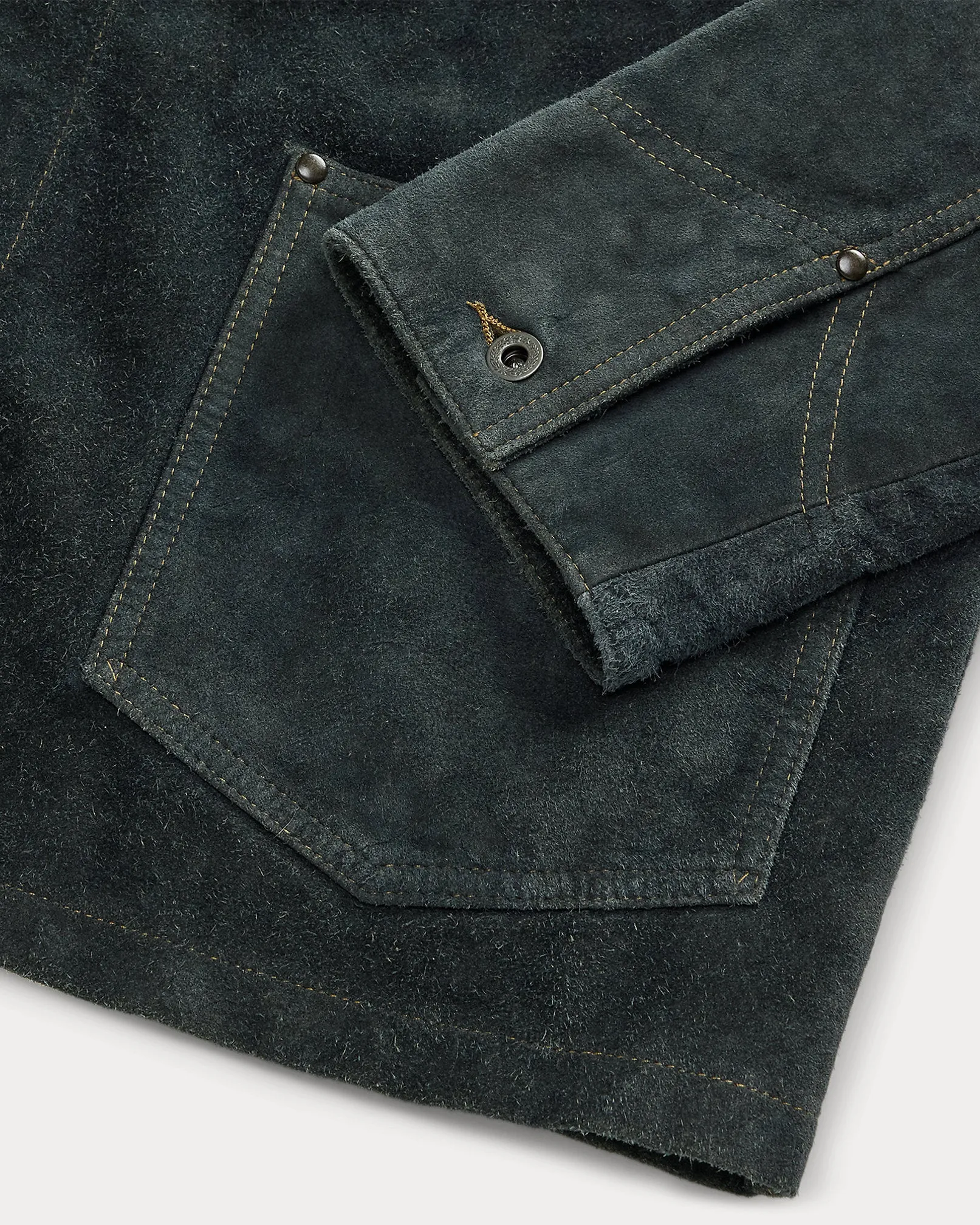 RRL Indigo Roughout Suede Jacket sold by Cave and Post product image thumbnail 4