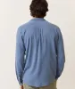 Stretch Selvage Long Sleeve Shirt - Coronet Blue sold by Cave and Post