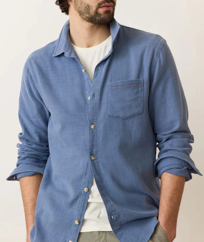 Stretch Selvage Long Sleeve Shirt - Coronet Blue sold by Cave and Post product image thumbnail 3