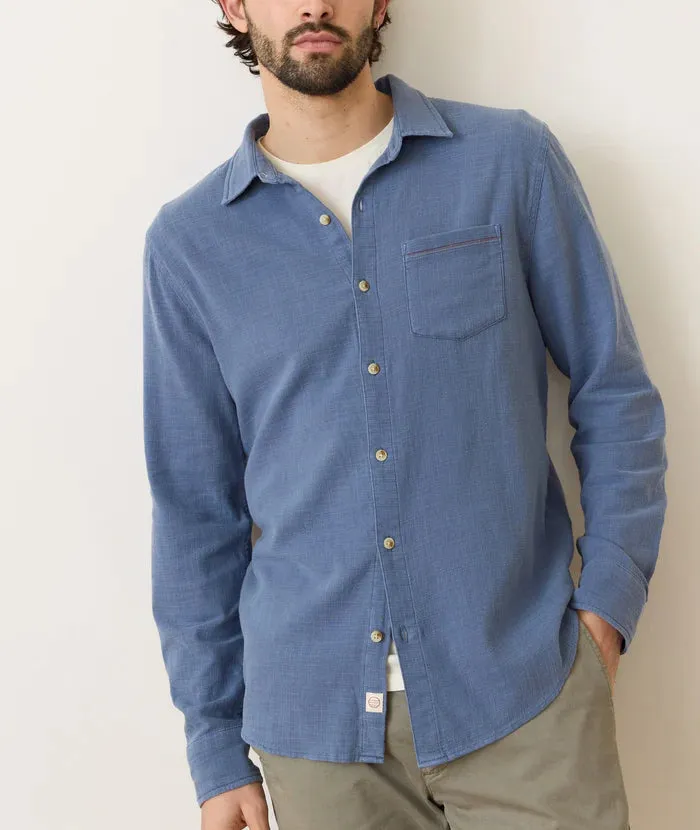 Stretch Selvage Long Sleeve Shirt - Coronet Blue sold by Cave and Post product image thumbnail 2