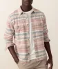 Pacifica Stretch Twill Shirt - Warm Baja Stripe sold by Cave and Post