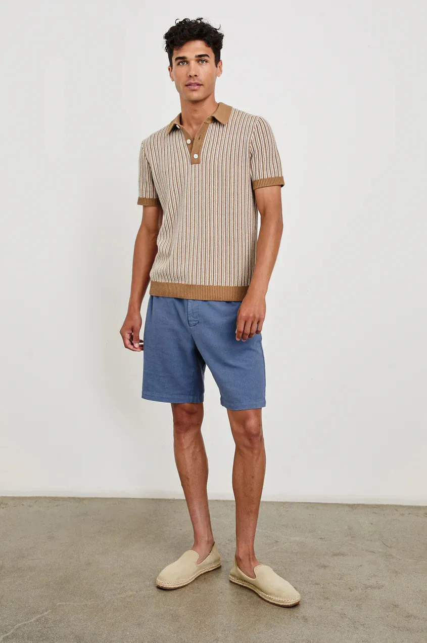 Royce Polo Shirt - Tawny White sold by Cave and Post product image thumbnail 3