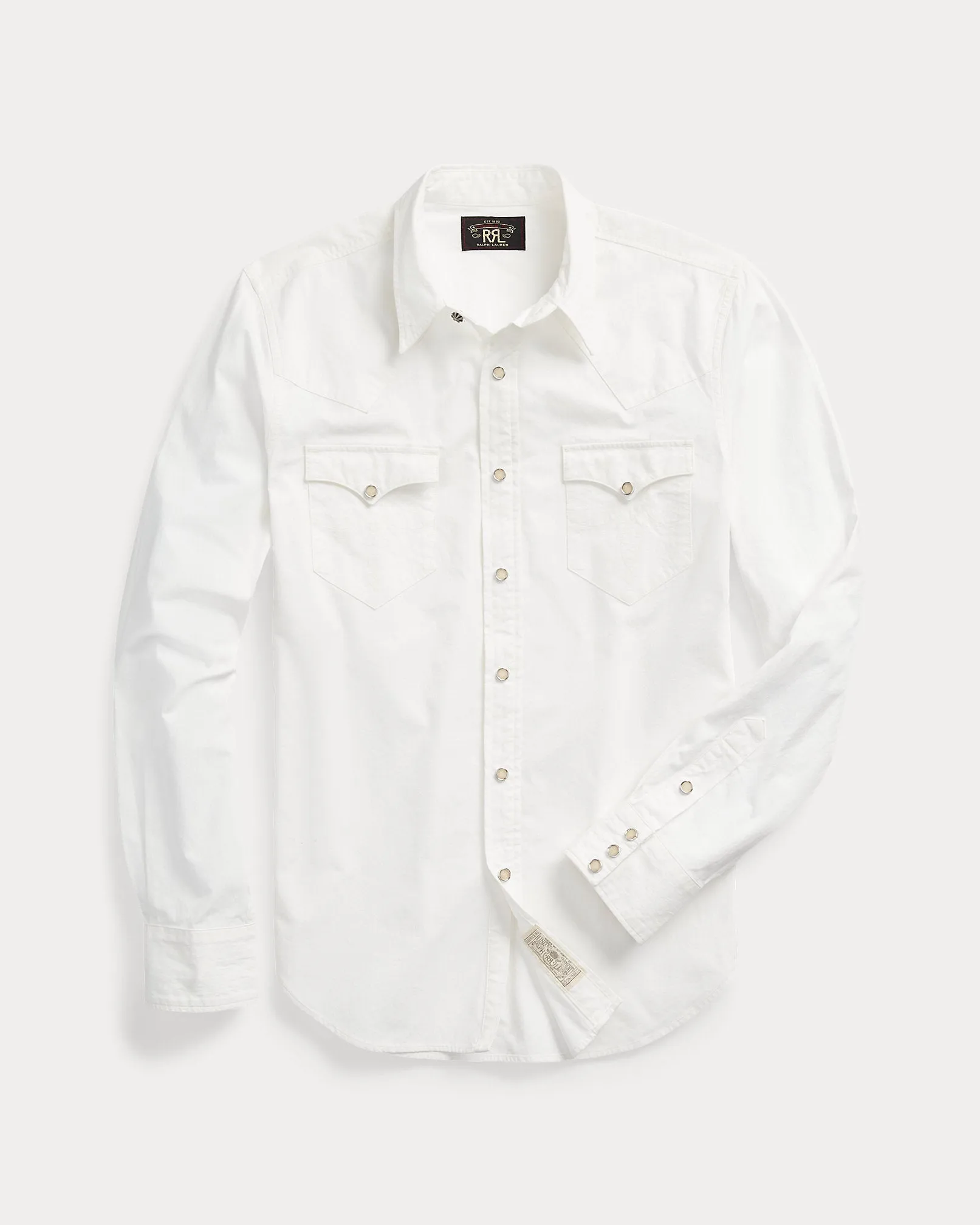 RRL Slim Fit Poplin Western Shirt sold by Cave and Post