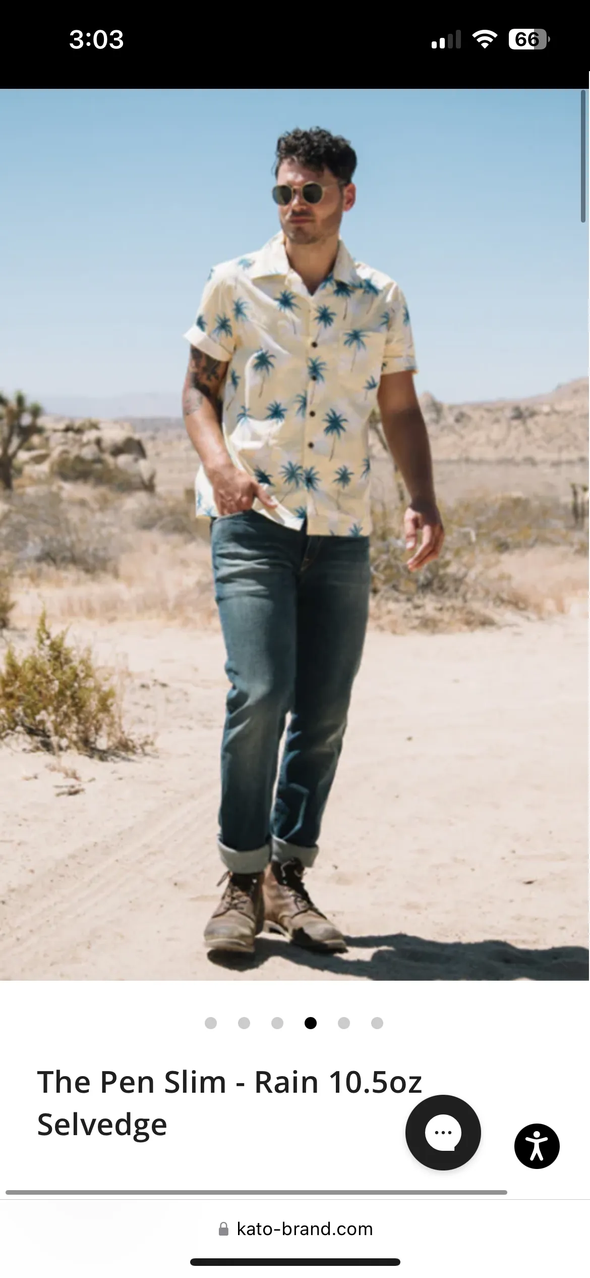 The Pen Slim - Rain 10.5oz Selvedge sold by Cave and Post product image thumbnail 4