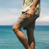 Salado Shorts - Seersucker : Morel sold by Cave and Post