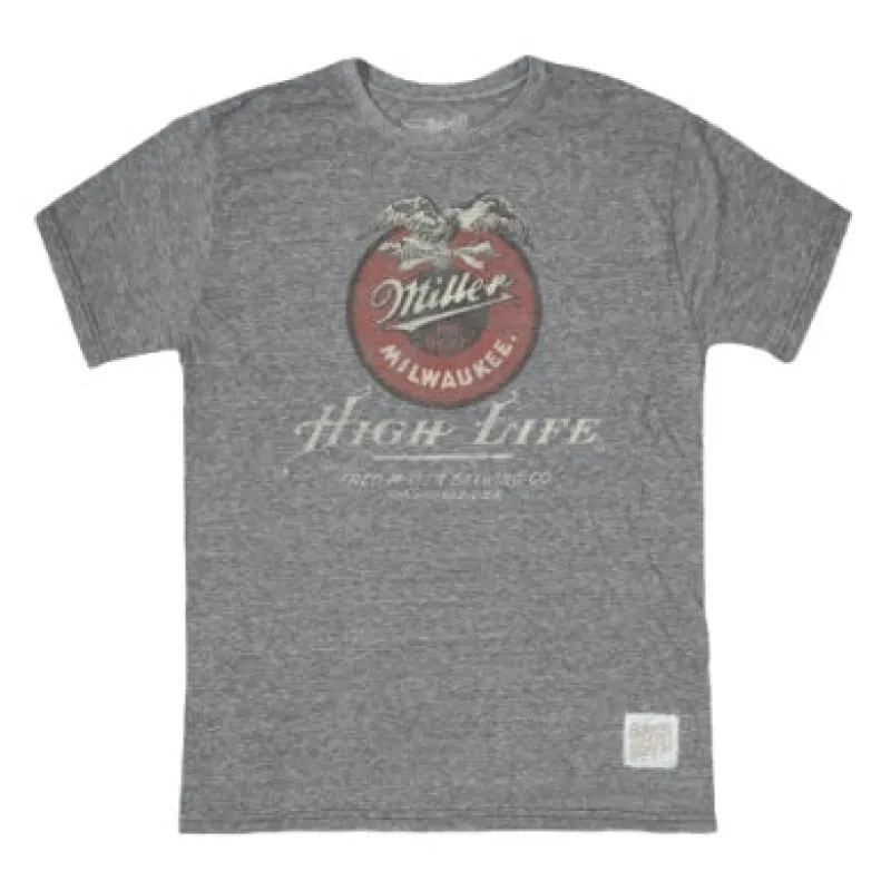 Miller High Life Tri-Blend Tee made by American Needle