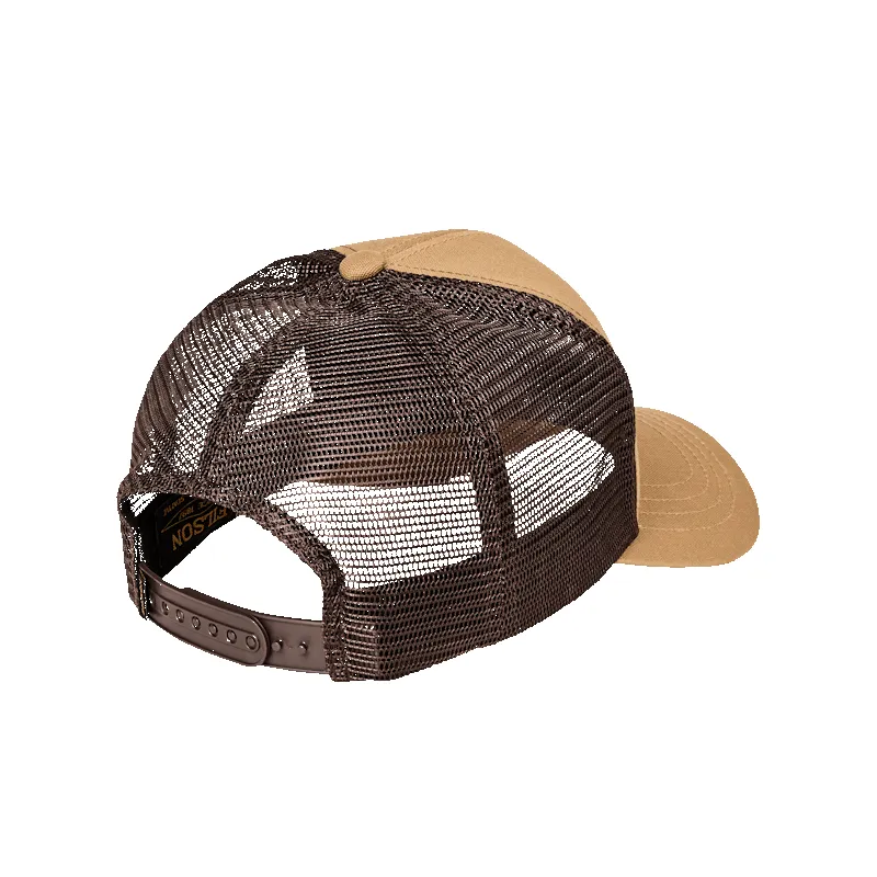 LOGGER MESH CAP - WHEAT/FIRE sold by Cave and Post product image thumbnail 2