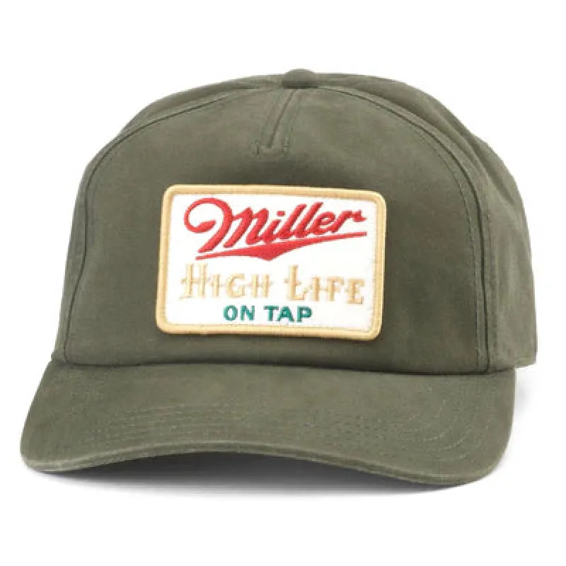 Canvas Roscoe Hat Miller High Life sold by Cave and Post
