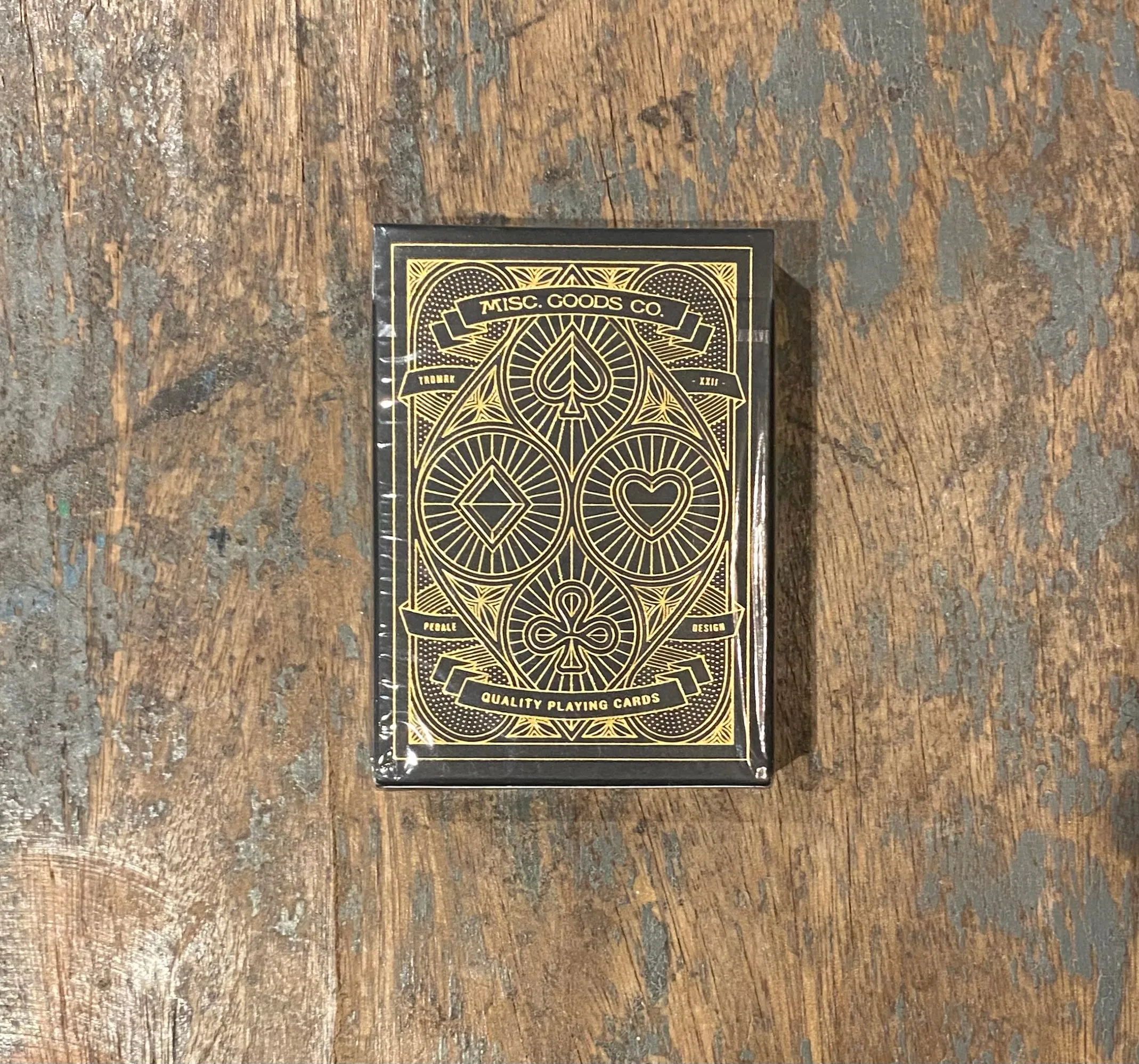 Misc. Goods Playing Cards - Single Leather Case - Carbon sold by Cave and Post product image thumbnail 3