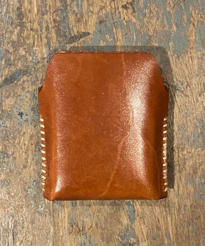 Misc. Goods Playing Cards - Single Leather Case - Golden sold by Cave and Post