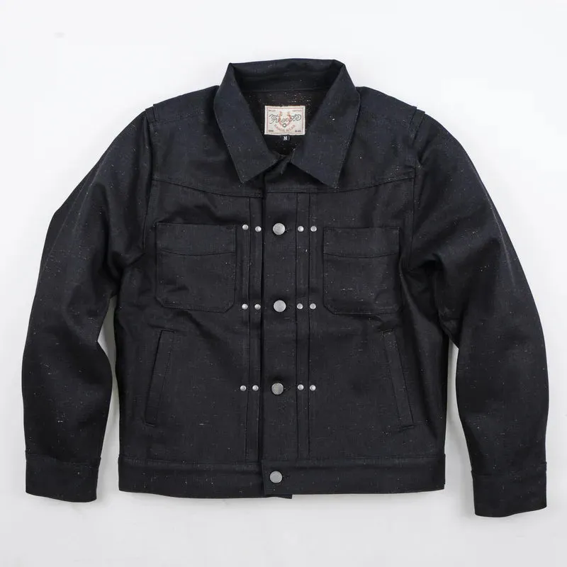 LIMITED EDITION 10 YEAR ANNIVERSARY RJ-1 RAW FLECK DENIM JACKET sold by Cave and Post