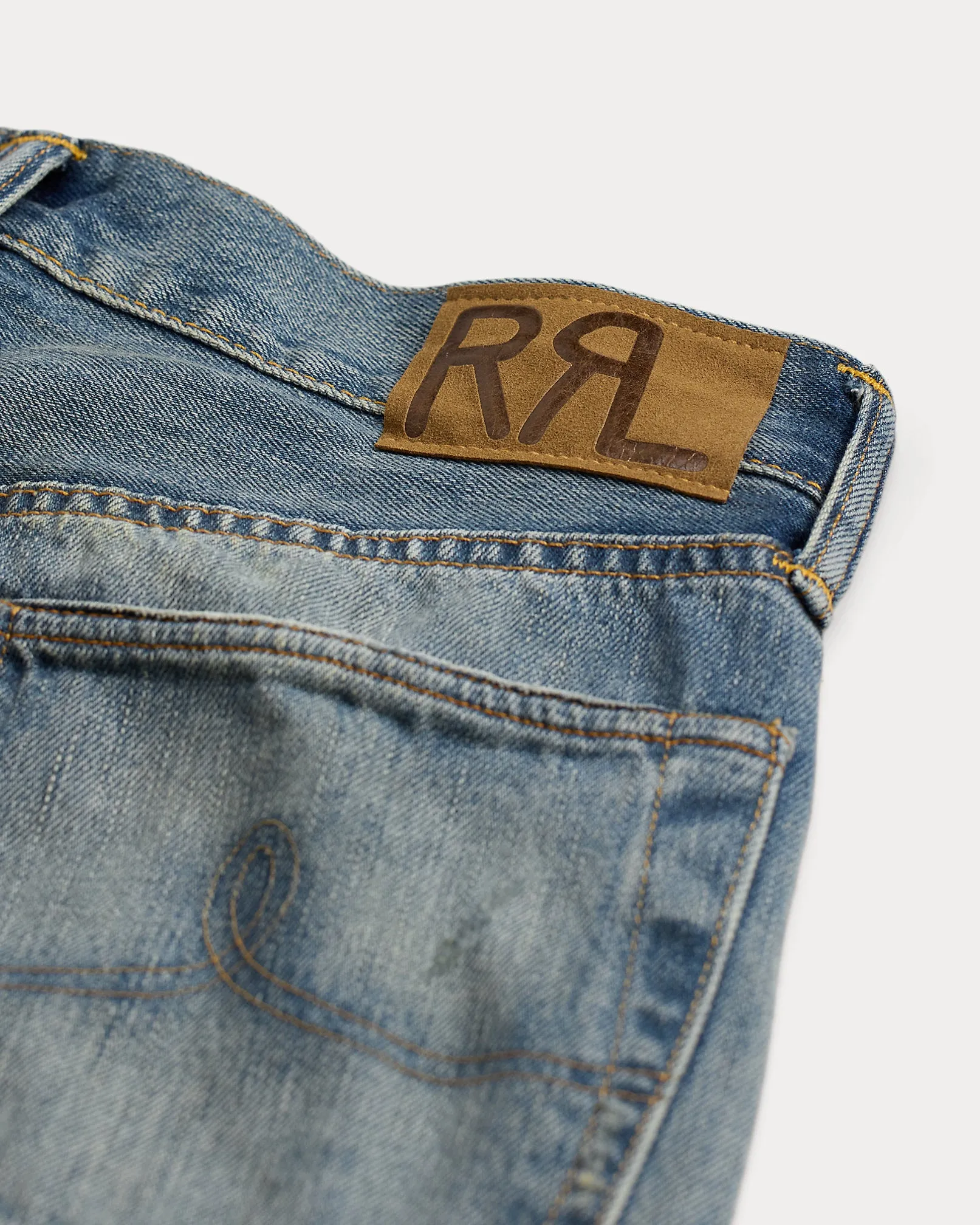 RRL High Boy Fit Repaired Heyland Jean sold by Cave and Post product image thumbnail 3