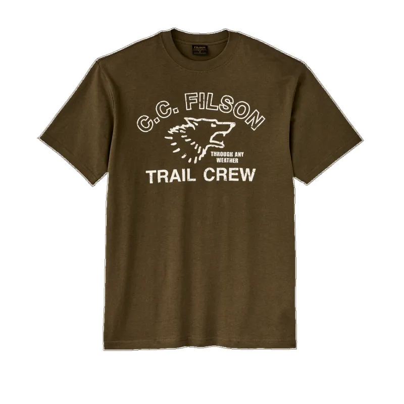 FILSON FRONTIER GRAPHIC T-SHIRT - MILITARY OLIVE / TRAIL sold by Cave and Post