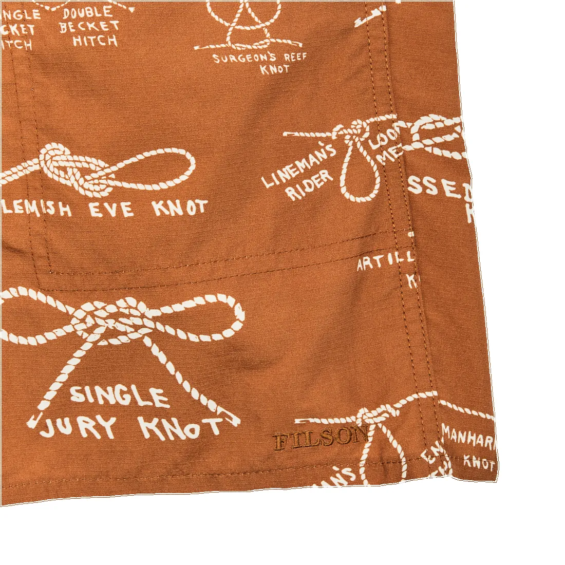 OXBOW LAKE TRUNKS - BOURBON / KNOTS sold by Cave and Post product image thumbnail 5