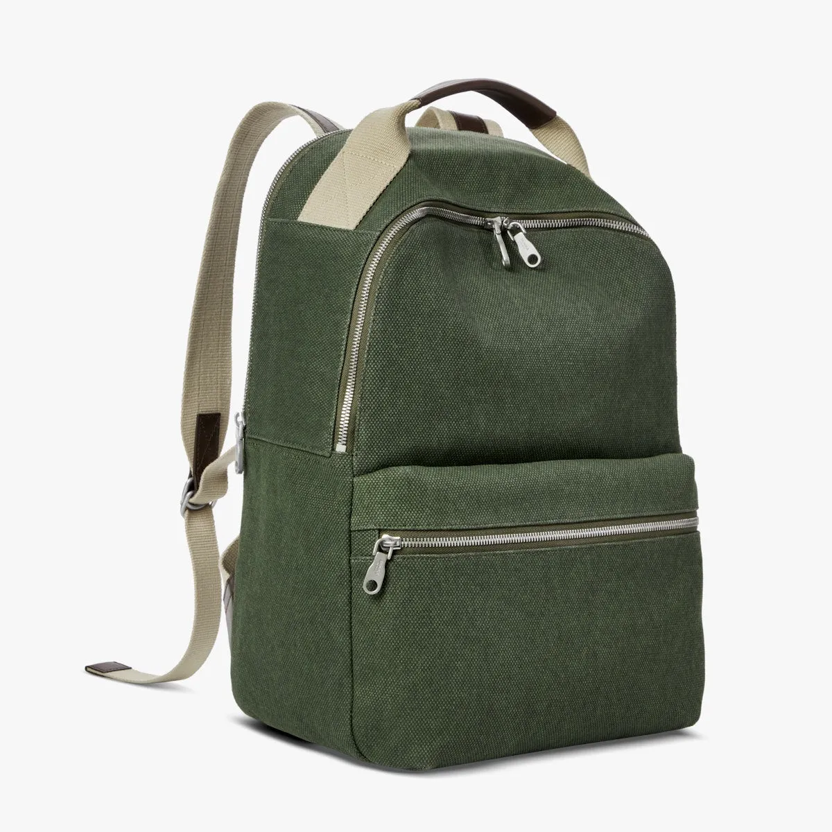 Canvas Runwell Backpack - Olive sold by Cave and Post product image thumbnail 3
